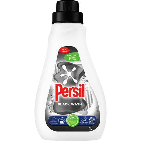 Persil Front & Top Loader Laundry Liquid Black Wash, tough on stains, preserves colors, eco-friendly, works in all machines.