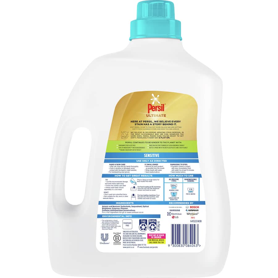 Persil Ultimate Laundry Liquid Sensitive 4L