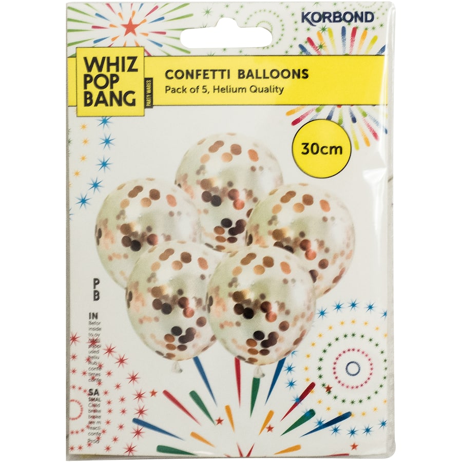 Colorful 30cm confetti balloons, eco-friendly, perfect for parties and events, create a vibrant atmosphere and stunning visuals.