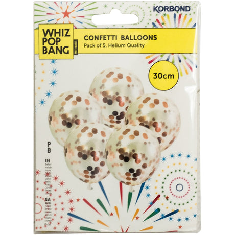 Colorful 30cm confetti balloons, eco-friendly, perfect for parties and events, create a vibrant atmosphere and stunning visuals.