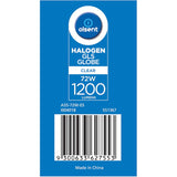 Olsent Halogen Round Bulb, 72W clear, providing bright illumination and energy efficiency for versatile lighting options.
