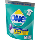 4-in-1 laundry capsules with stain remover, fabric softener, and odor eliminator for a powerful, easy clean.