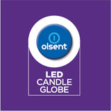 Olsent LED Candle Bulb Bayone 5.5W offers warm light, 480 lumens, energy efficiency, and a stylish design for home decor.