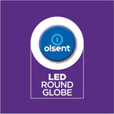 Olsent LED light bulb with 5.5W and 500lm brightness; energy-efficient, standard screw fitting, perfect for any room.