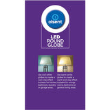 Olsent LED Round Bayonet Bulb, 5.5W, 500 lumens, ideal for energy-efficient lighting in homes and offices.