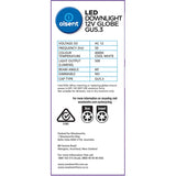 Olsent GU5.3 LED downlight bulb, 12V, 6W, 500 lumens, cool white, energy-efficient, sleek design for various spaces.