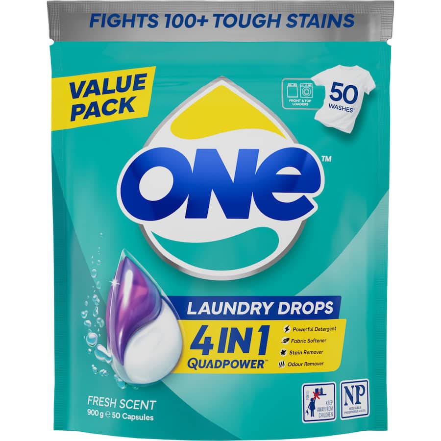 One 4 In 1 Laundry Capsules  50pack