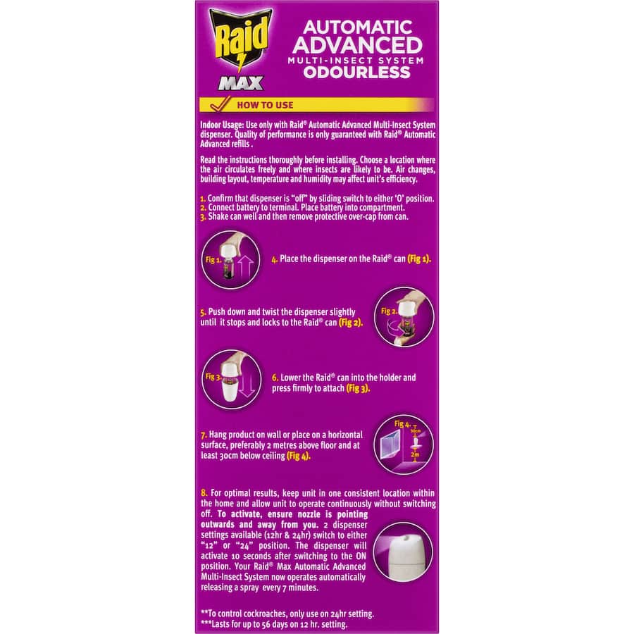 Raid Max Automatic Spray System Advanced Primary 185g