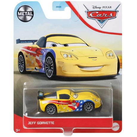 1:55 scale diecast Cars 3 vehicles featuring authentic designs of Lightning McQueen, Mater, and Jackson Storm for imaginative play.