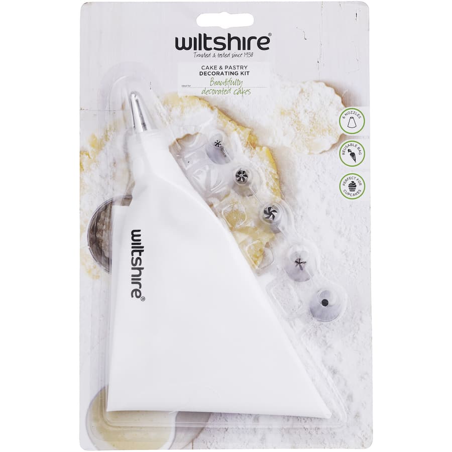 Wiltshire Cake Icing Set Piping Bag With 6 Nozzles