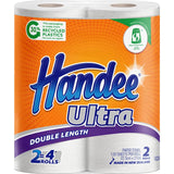 Handee Paper Towels Double Roll: ultra-strong, absorbent, 120 sheets, eco-friendly, made in New Zealand, FSC certified.