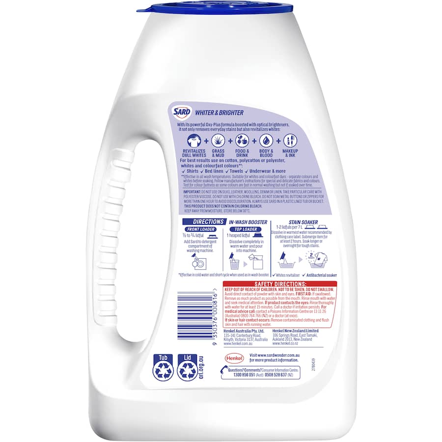 Sard Power Whitening Stain Remover Powder Soaker 2kg
