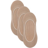 Uw Ladies Invisible Footlets in skin tone, size 9-11, offering comfort, odor control, and a no-show design for versatile footwear.