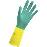 Ansell Supergloves Cotton Medium: Durable, comfortable gloves for heavy-duty cleaning, moisture-absorbing, snug fit for dexterity.