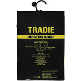 Tradie Men's Medium Briefs, designed for comfort and support with a breathable fabric and flexible waistband.