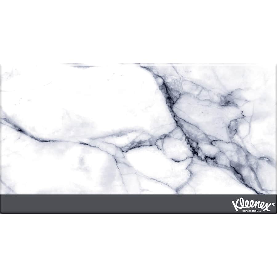 Soft 2-ply Kleenex Facial Tissues, 200 high-quality sheets for comfort during laughs, tears, and everyday needs.