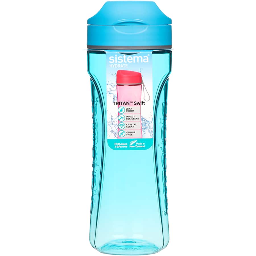 Lightweight BPA-free Tritan bottle with hygienic Twist 'N' Sip lid, perfect for gym and daily hydration.
