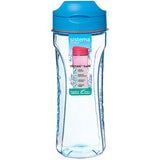 Clear Tritan water bottle with Twist 'N' Sip lid for hygienic drinking, perfect for active lifestyles and easy hydration.
