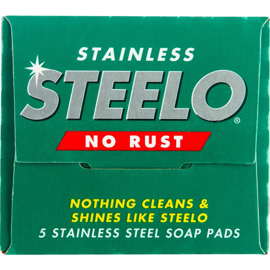 Stainless steel soap pads designed for heavy-duty cleaning, rust-resistant for tackling tough messes effortlessly.