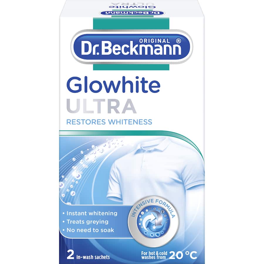 Dr Beckmann Fabric Freshener Glow White Ultra 80g 2 x 40g