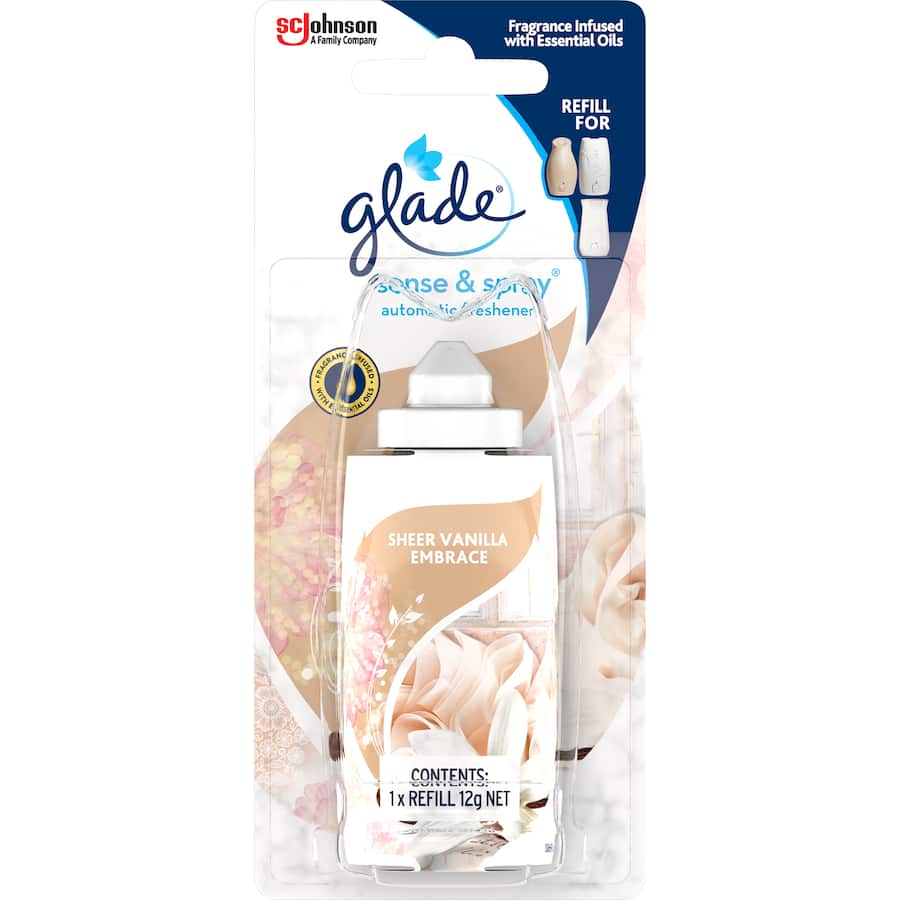 Glade Sense & Spray Diffuser Vanilla Refill 12g