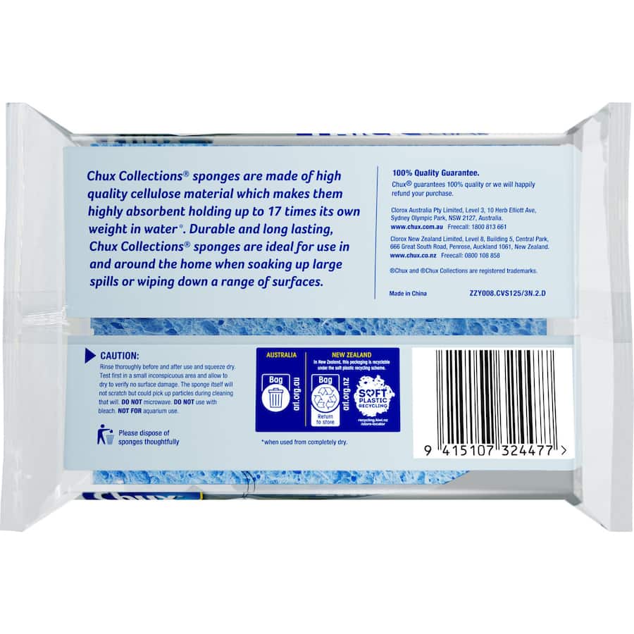Chux Sponges Thick 3pack