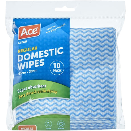 Multipurpose Ace Cleaning Wipes for effortless home cleaning, safe on surfaces, eco-friendly, and effective against dirt and bacteria.