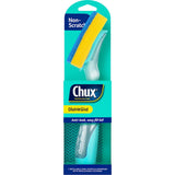 Chux Dish Brush Dish Wand with ergonomic handle for easy, mess-free dishwashing and effective scrubbing of stubborn residue.