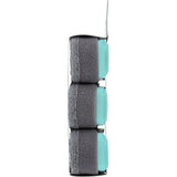 Heavy-duty dish brush wand with ergonomic handle for effective grease removal and easy soap refills in the kitchen.