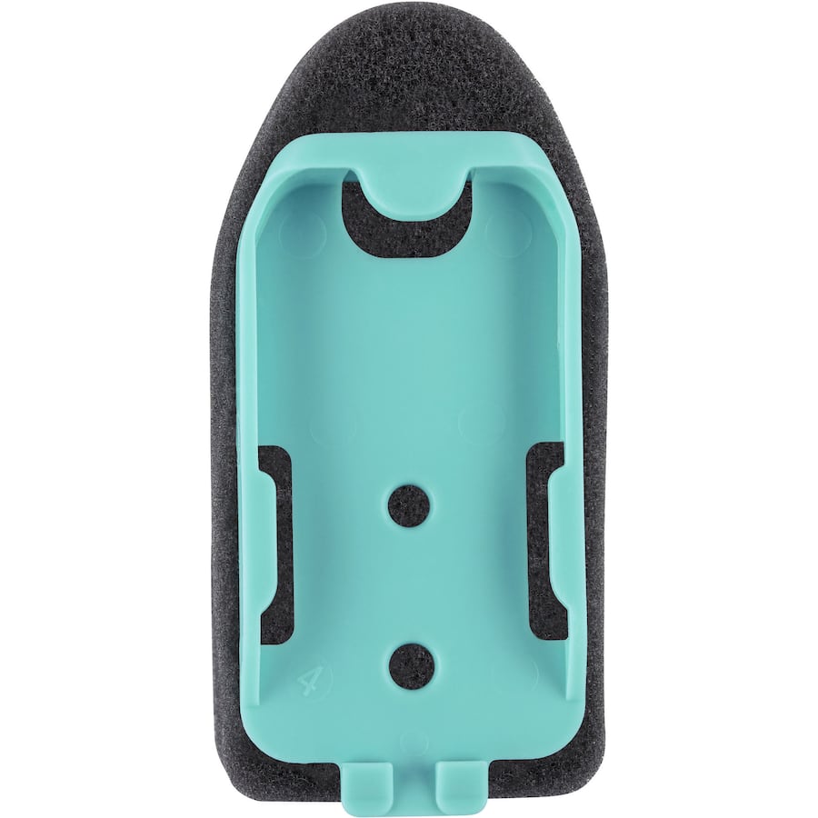 Heavy-duty dish brush wand with ergonomic grip, sturdy construction, and replaceable soap feature for efficient cleaning.