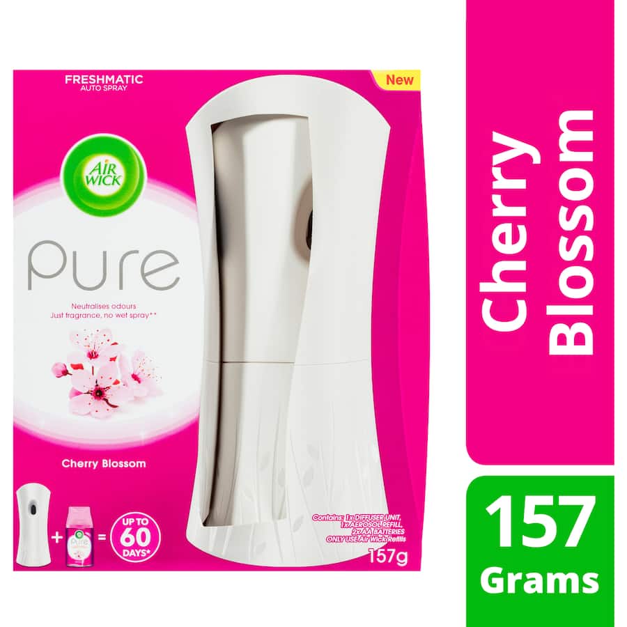 Air Wick Pure Automatic Air Freshener Cherry Blossom Primary 157g