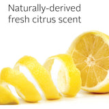Eco-friendly fabric softener with refreshing citrus scent, gentle on skin, and biodegradable for sustainable laundry care.