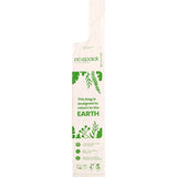 EcoPack compostable kitchen tidy bags, 18L, sturdy, with handles, break down in 90-180 days; perfect for eco-friendly waste disposal.