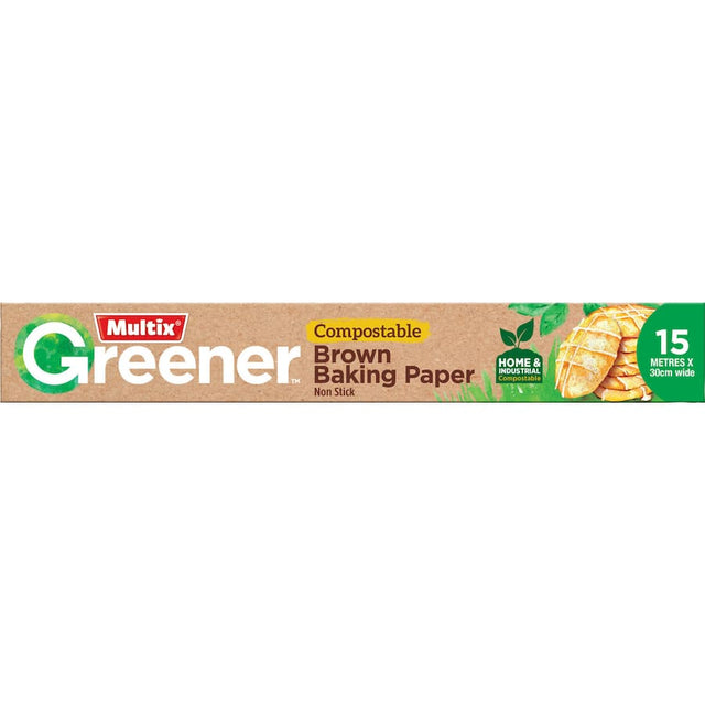 Eco-friendly unbleached baking paper for sustainable cooking, ensuring non-stick performance and even heat distribution.