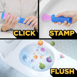 Duck Fresh Toilet Discs Limited Edition in Fruity Blitz fragrance, offering easy, germ-free toilet cleaning with gel self-sticking discs.