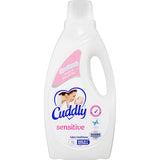 Hypoallergenic Cuddly Fabric Softener for sensitive skin, ensuring soft, fresh laundry without irritants.