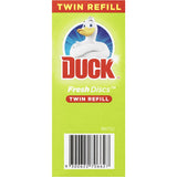 Duck Fresh Discs Toilet Flush Lime 36g: Lime-scented gel discs stick to toilet rim for effortless, hygienic cleaning with every flush.
