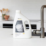 Ecostore Dishwasher Powder Lemon in a recyclable bottle, offers plant-based cleaning power with a fresh lemon scent.