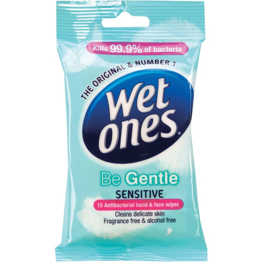 Wet Ones Wet Wipes Gentle Travel Pack 15pack