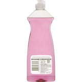 Palmolive Dishwash Liquid Frangipani in a recycled bottle, tough on grease, gentle on hands, with a refreshing fragrance.