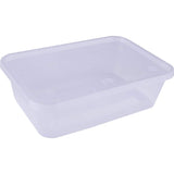 Essentials Container Rectangle 650ml 5pack
