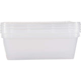 Square reusable food storage container set, 920ml, microwave and dishwasher safe, eco-friendly, BPA-free, for meal prep and leftovers.