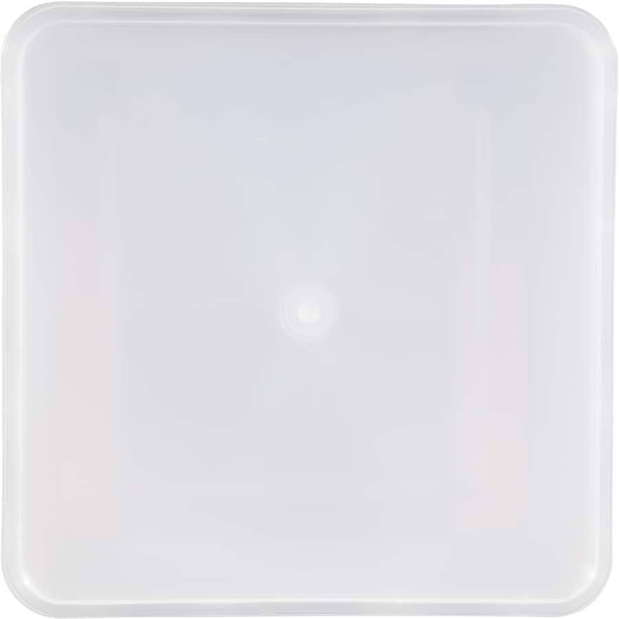 Essentials Square Reusable Container 920ml for meal prep, leftovers, and eco-friendly food storage; microwave and dishwasher safe.