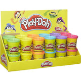 Colorful Playdoh activity set in single tubs, perfect for sparking creativity and fine motor skills in children aged 2 and up.