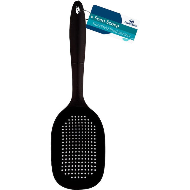 Homeliving Handheld Food Strainer: ergonomic tool for scooping and straining pasta, eggs, and vegetables from hot pots.