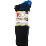Cushioned and durable work socks for men, designed for comfort and support during long, demanding workdays.