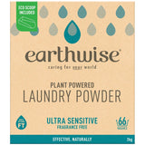 Earthwise Laundry Powder Ultra Sensitive Fragrance Free Box 2kg