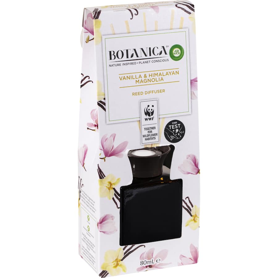 Air Wick Botanica Reed Scented Diffuser Vanilla & Himalayan Magnolia 80mL