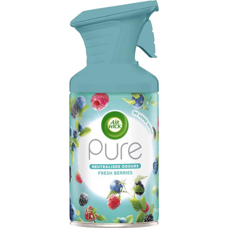 Air Wick Pure Fresh Berries spray, offering concentrated berry fragrance while effectively neutralizing odors in any room.