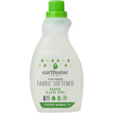 Eco-friendly Earthwise Fabric Softener with papaya & aloe vera for soft, fresh laundry; made in NZ with 75% recycled plastic.